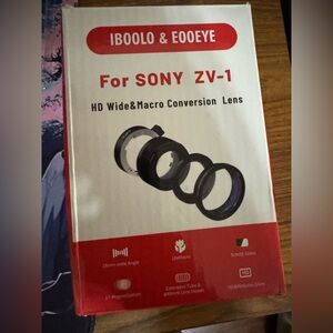 Iboolo&EooEye 2-in-1 Creative 18mm HD Wide Angle